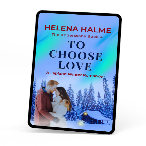 Book cover of 'To Choose Love' by Helena Halme on a digital device screen.